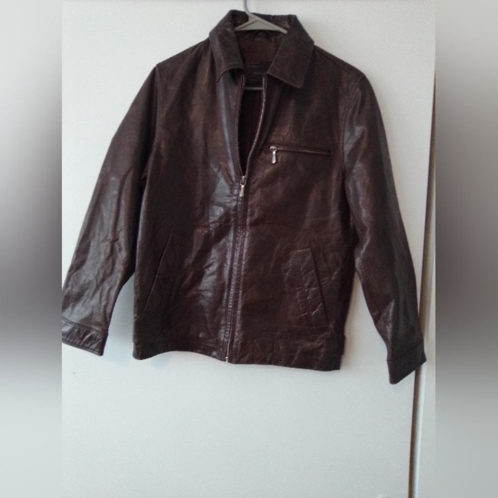 Banana Republic Dark Brown Leather Jacket